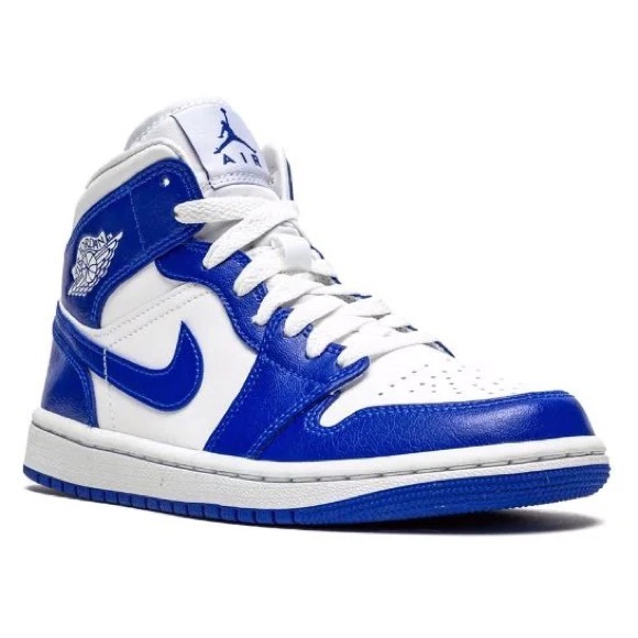 Jordan Shoes - nike air jordan 1 mid kentucky blue sneakers